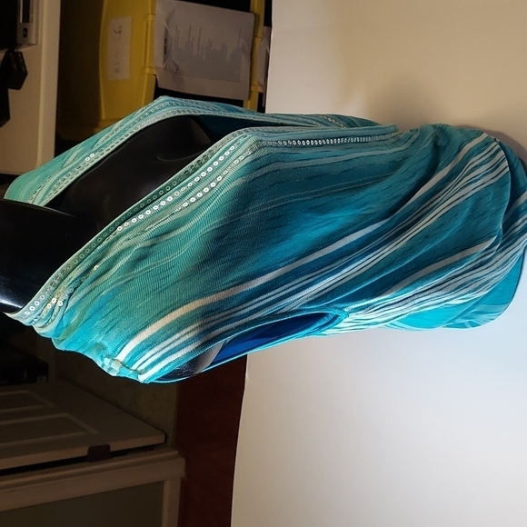 INC Concepts Clear Skies Top Size Large - Picture 4 of 13